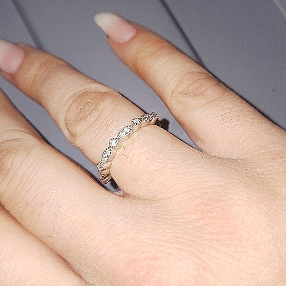 Stackable Marquis ring